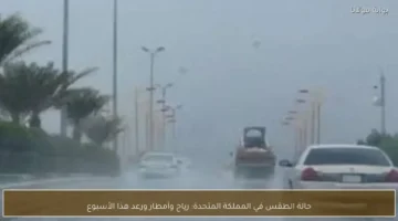 رياح وأمطار ورعد تضرب المملكة المتحدة خلال طقس هذا الأسبوع المتقلب